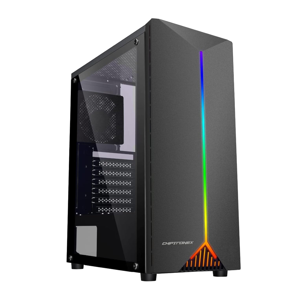 The CHIPTRONEX X310B, an ultra-affordable gaming CPU cabinet for builds in India.

