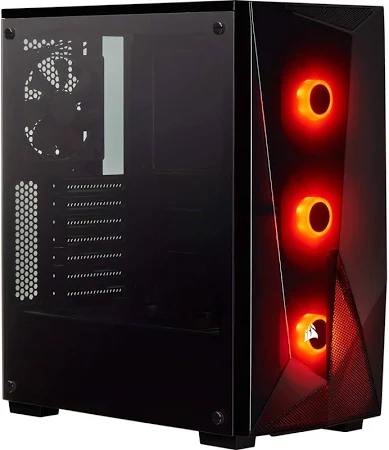 The premium Corsair Carbide Spec Delta RGB, a high-airflow gaming PC case in India.

