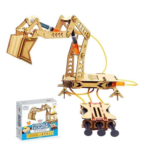 Hydraulic Excavator DIY Science Kit gifts for kids under 5000