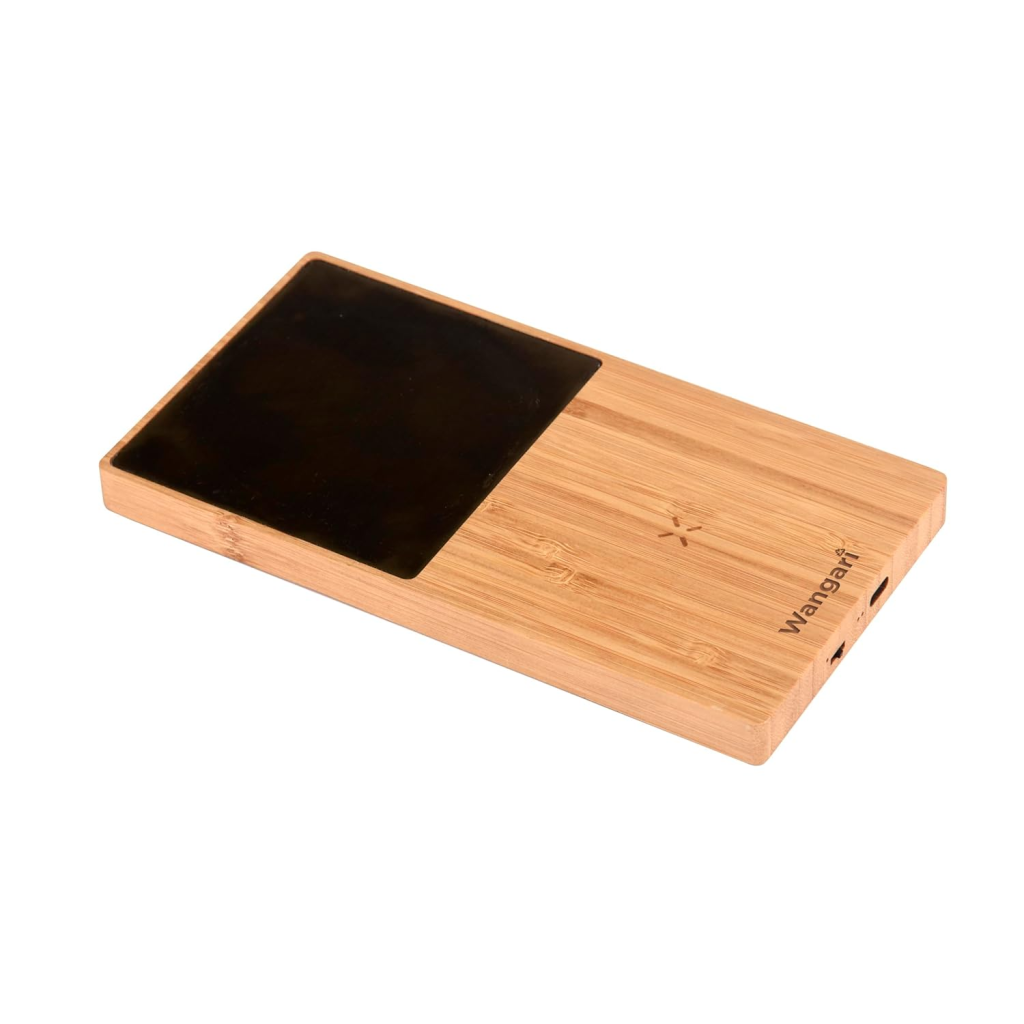 Amazon India cool gadgets – bamboo mat with wireless charger and cup warmer