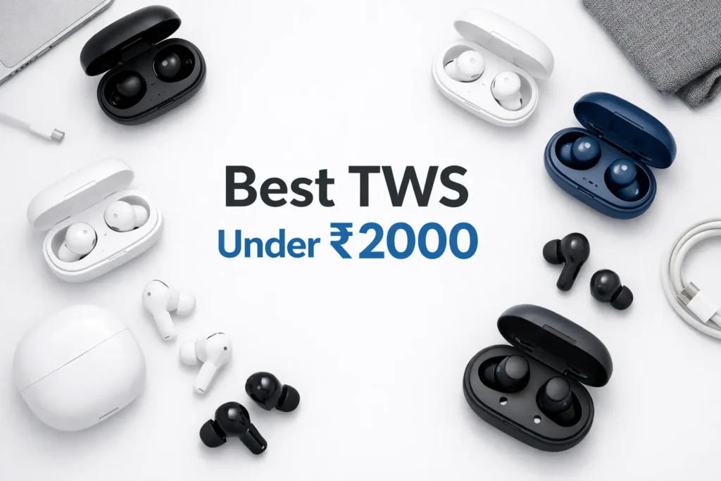 Best budget TWS earbuds under ₹2000 in India 2026